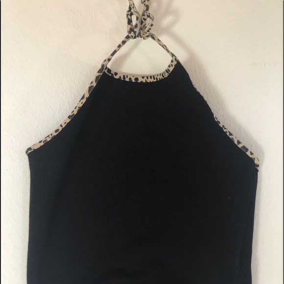 Brandy cheeta print around the neck top - Picture 1 of 3